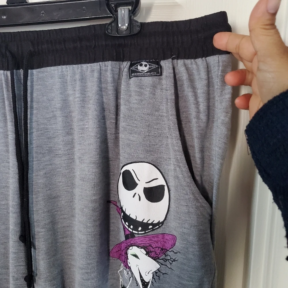 Disney The Nightmare Before Christmas Pajama Pants Pull-on Soft Comfy Halloween - Picture 2 of 10